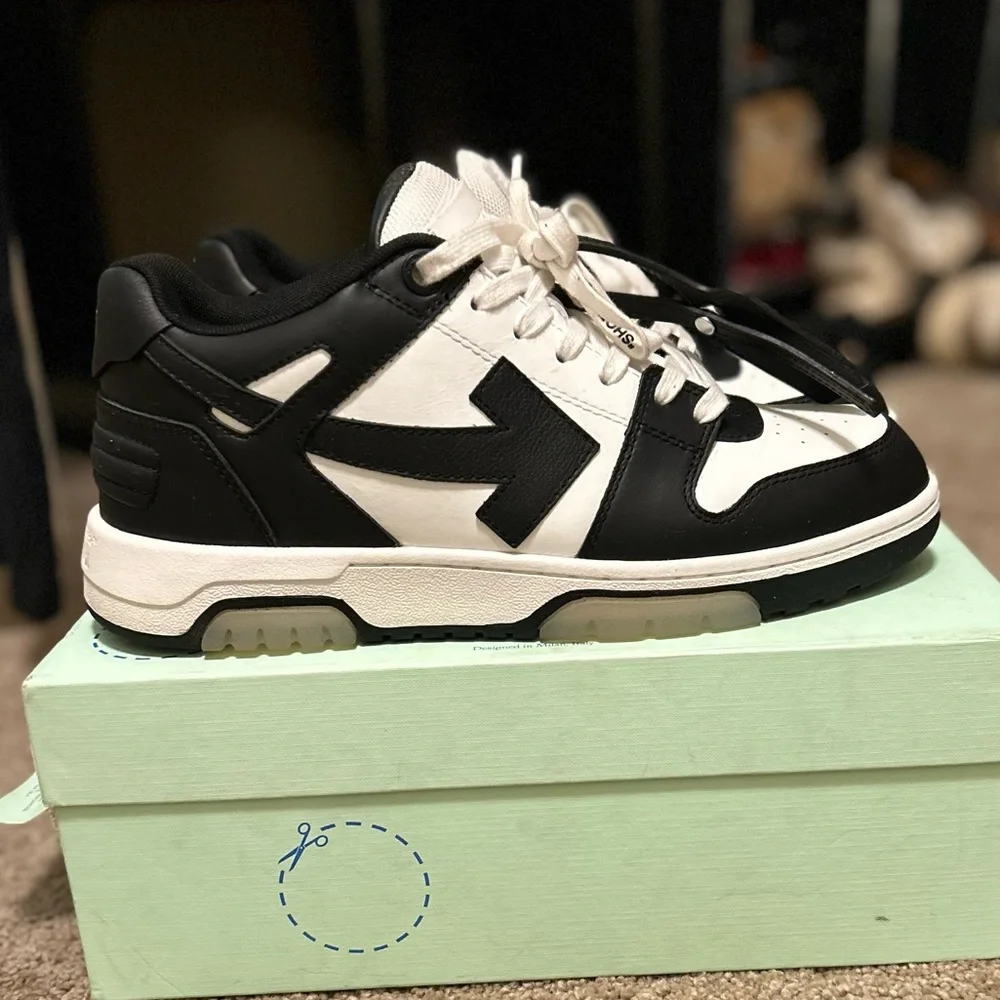 Off-White | Shoes | Size 9 42 Offwhite Out Of Office Lowtop Black